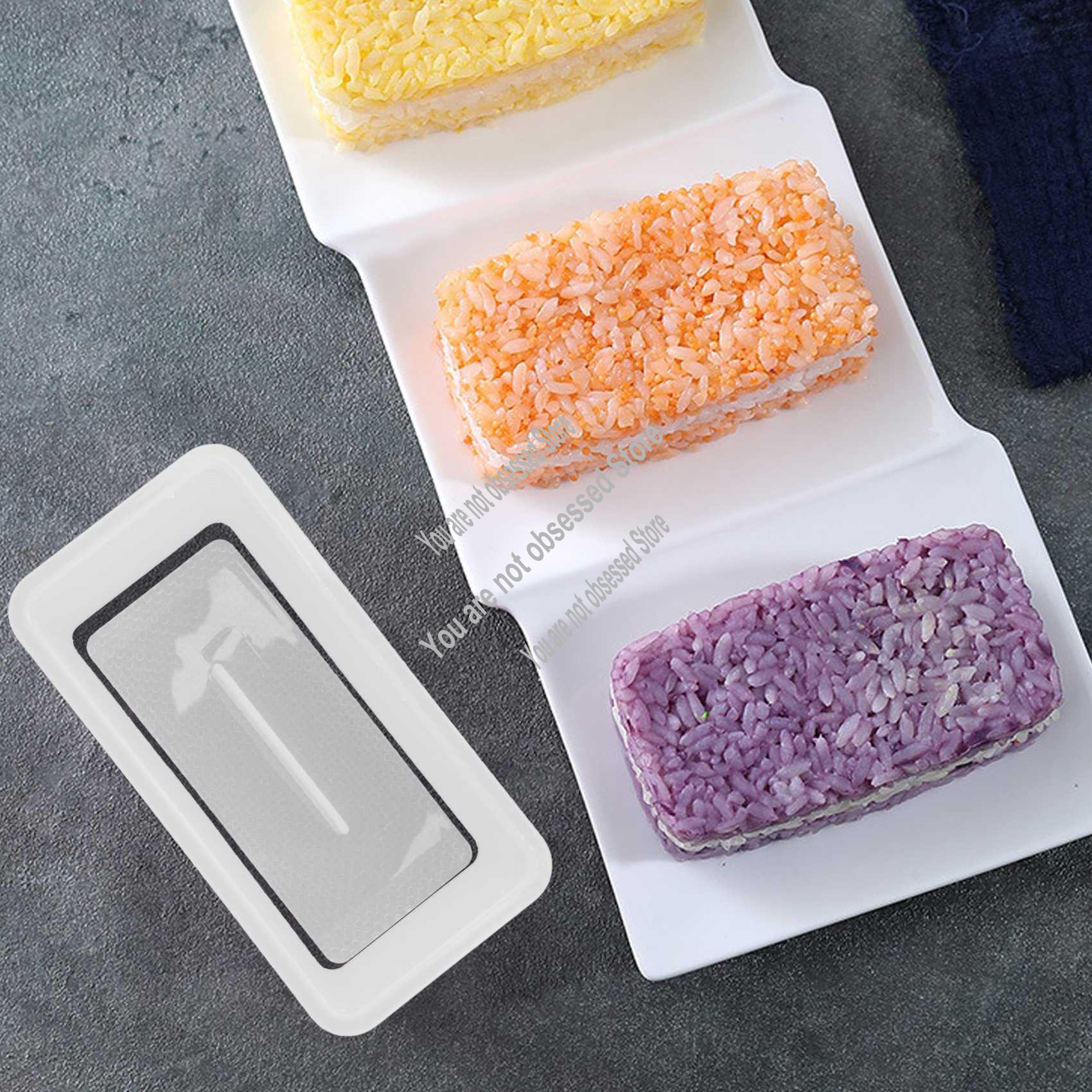 Sushi Making Kit - 4-teiliges Musubi Maker Pressformen Antihaft-Spam Musubi