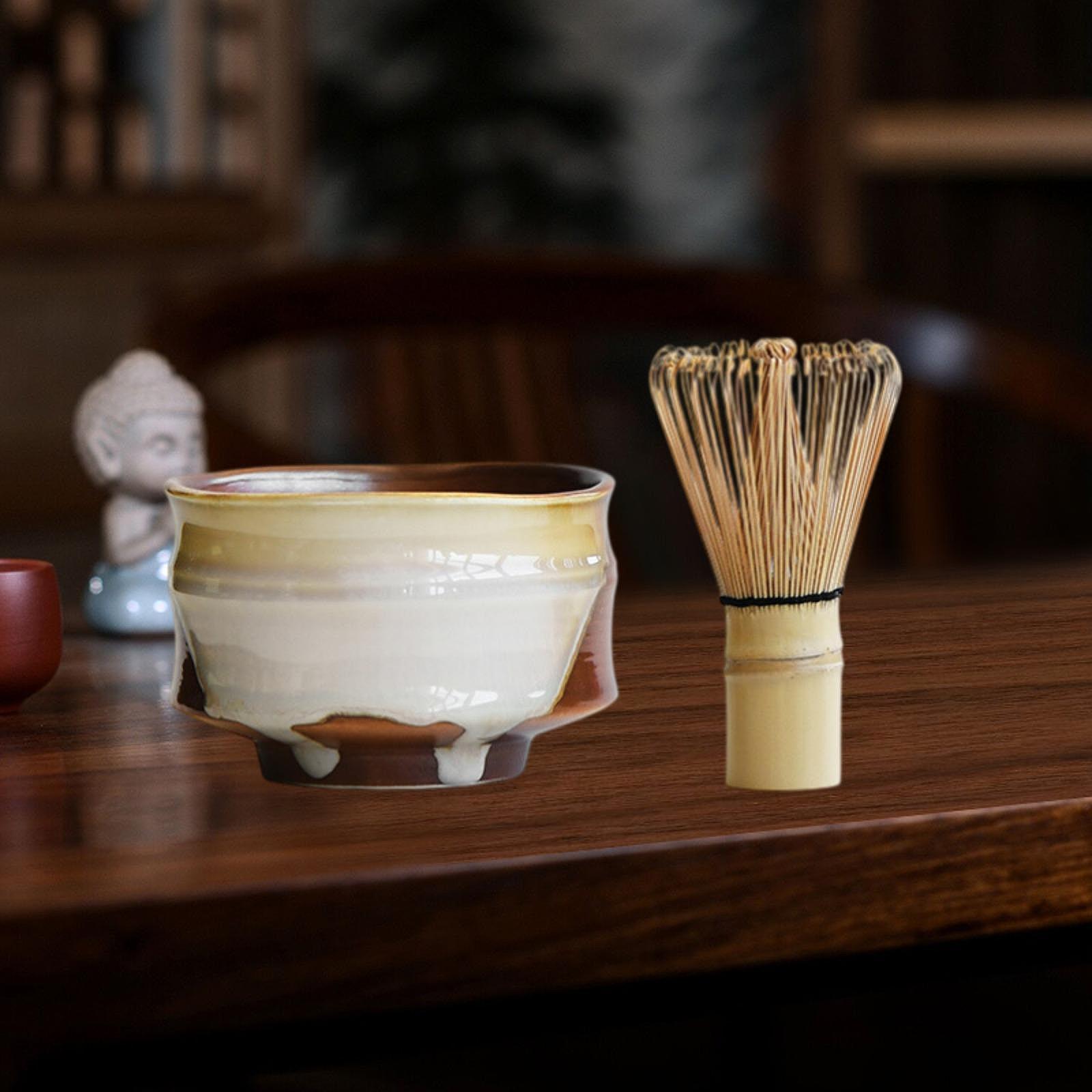 Japanese Tea - Matcha-Schale aus Keramik, Japanisches Teeservice, Handgefertigtes