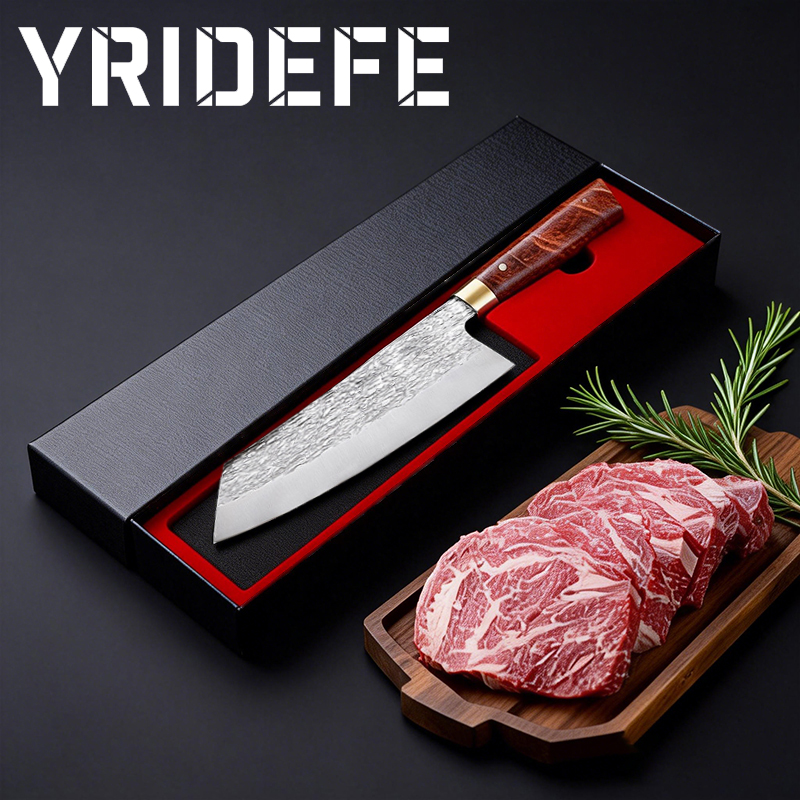 Japanese Knife - Japanisches Küchenmesser, Kochzubehör, handgeschmiedetes Edelstahl-Mehrzweckmesser, Geschenkbox