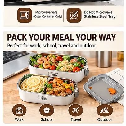 Doppelschichtige Bento-Box aus – Bento Box Bewertung und Preis