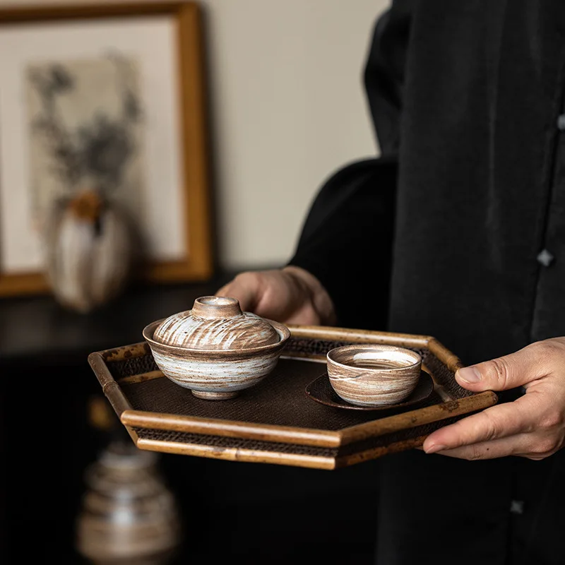Steinzeug zwei nur Terrine jap – Japanese Pottery Bewertung und Preis
